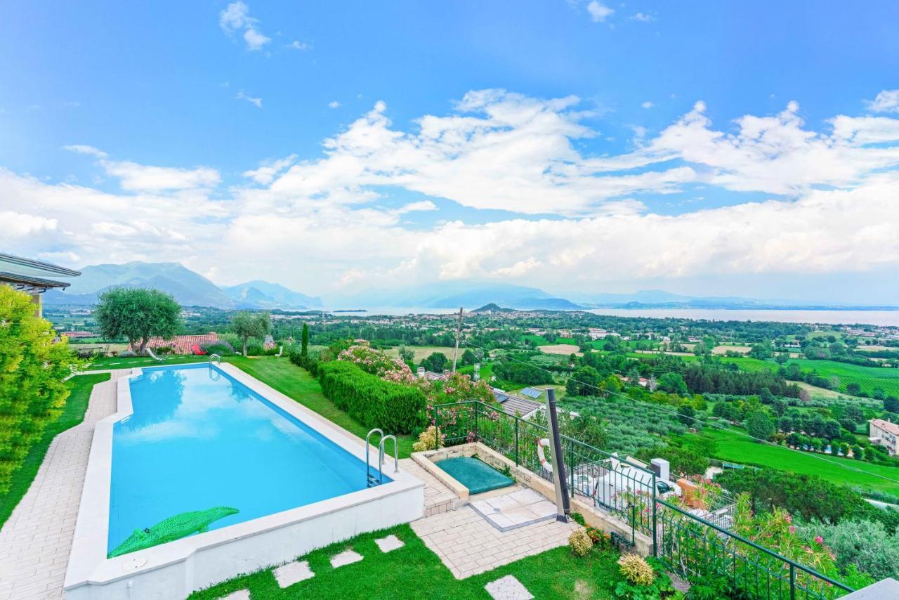 Piscina Panoramica - La Casa Volante Vila Soiano Del Lago Exterior foto